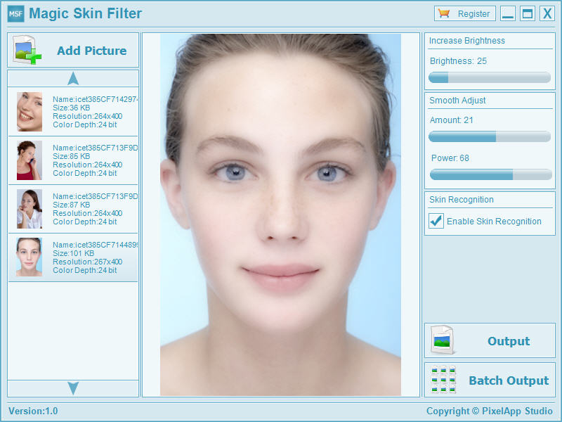 Screenshot for Magic Skin Filter 1.1